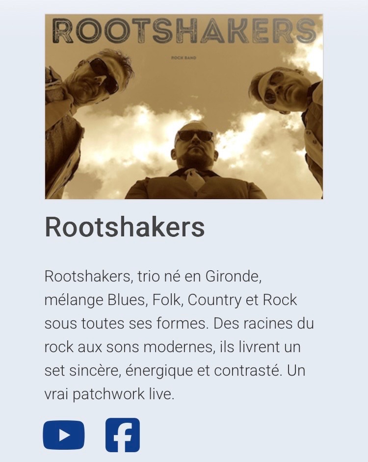 Photo du groupe Rootshakers